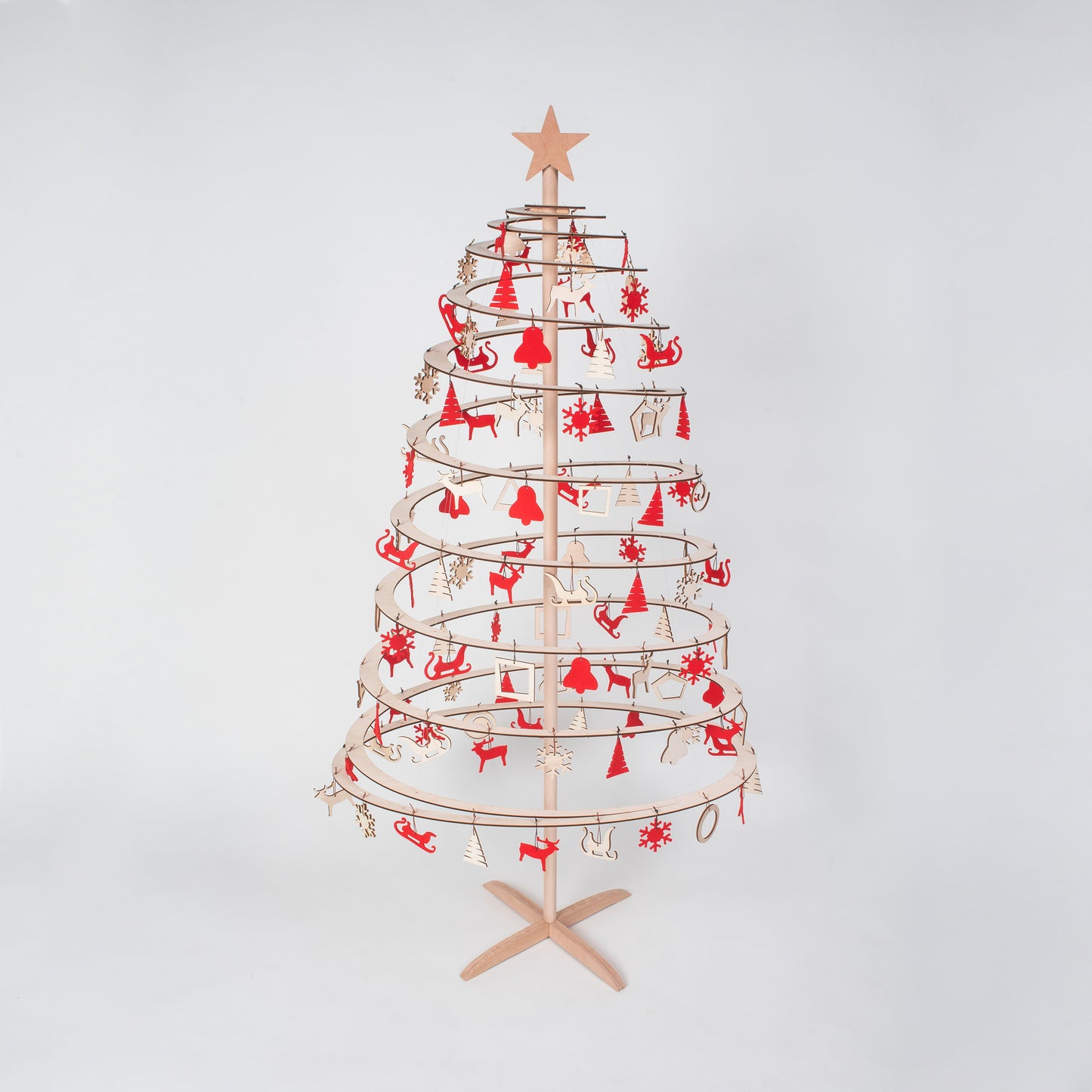 Large oval mix decoration set - Santa's Light Shop