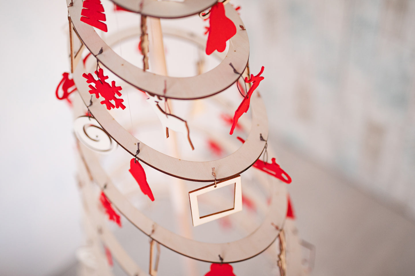 Large oval mix decoration set - Santa's Light Shop