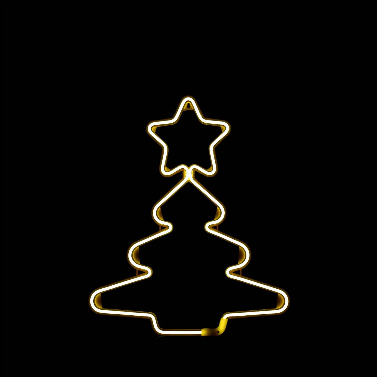 Neon Christmas Tree 52x43 cm - Warm white - Santa's Light Shop