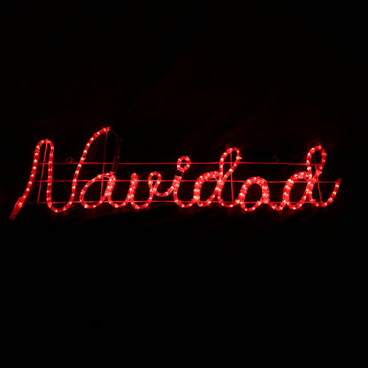 Insegna LED Feliz Navidad - 44x183 cm