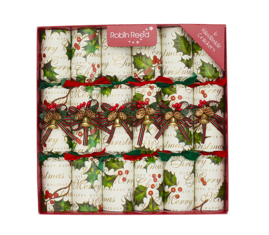 Crackers di Natale - Holy Bells - 6 pezzi x 30 cm