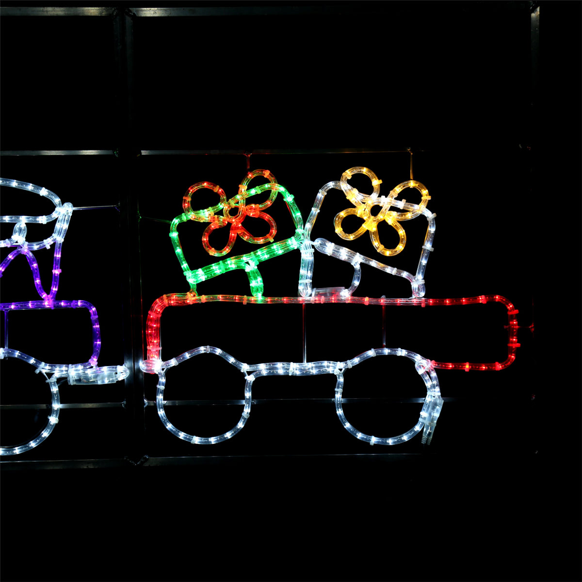 Santa's Train - outdoor Christmas lights - 78x258cm - Santa's Light Shop