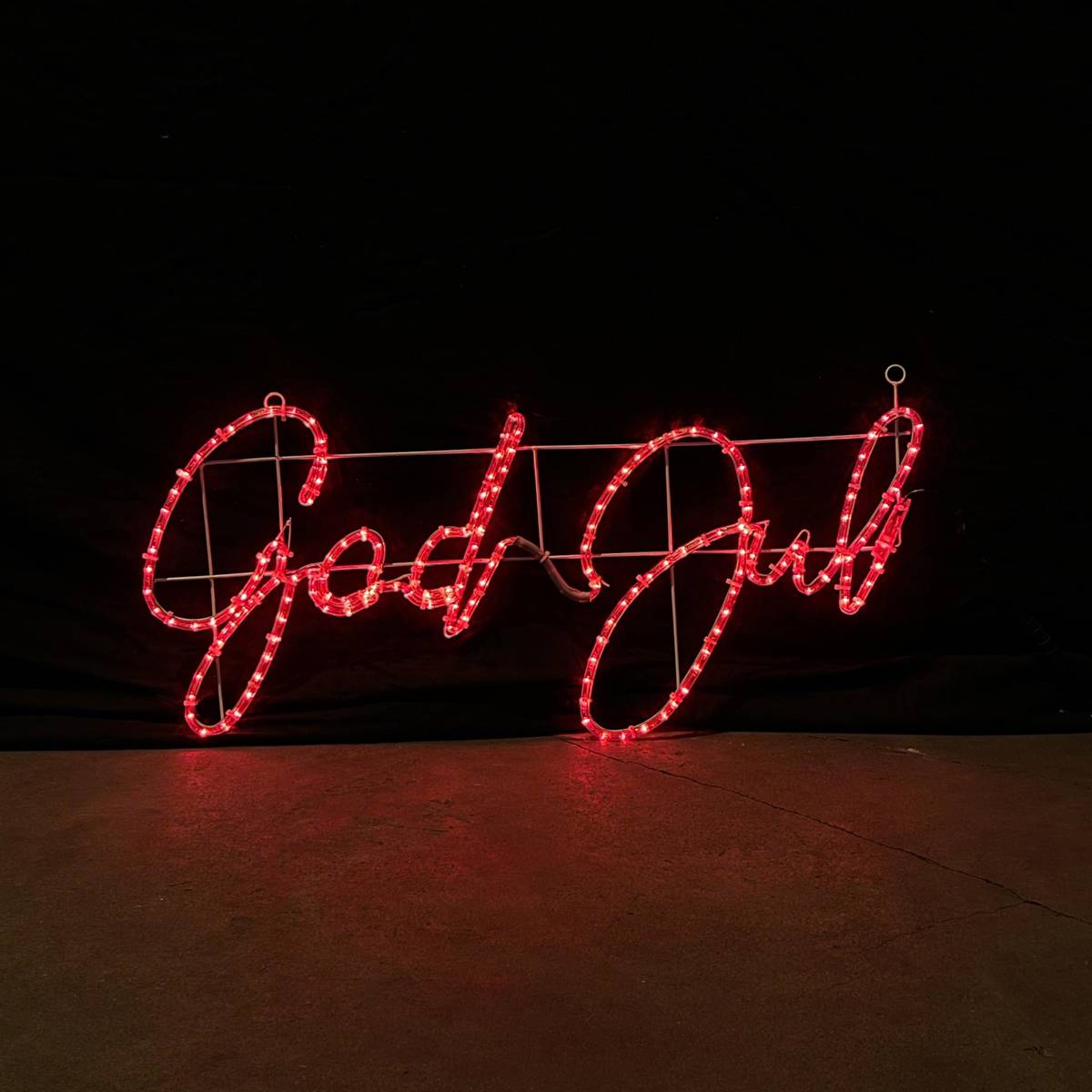 God Jul - Insegna a LED che cambia colore - 115x55 cm