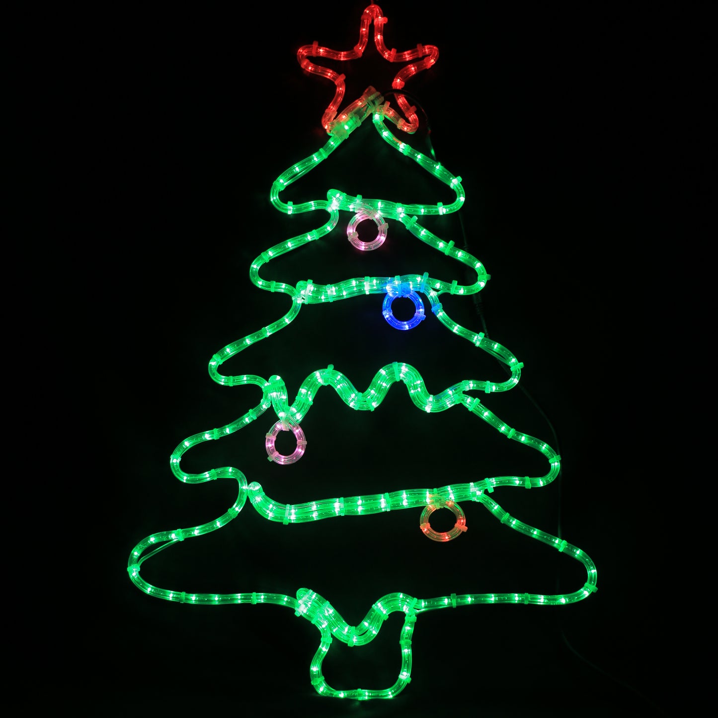 Luce natalizia - Albero di Natale a LED - 57x90 cm