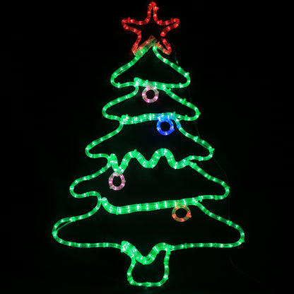 Luce natalizia - Albero di Natale a LED - 57x90 cm