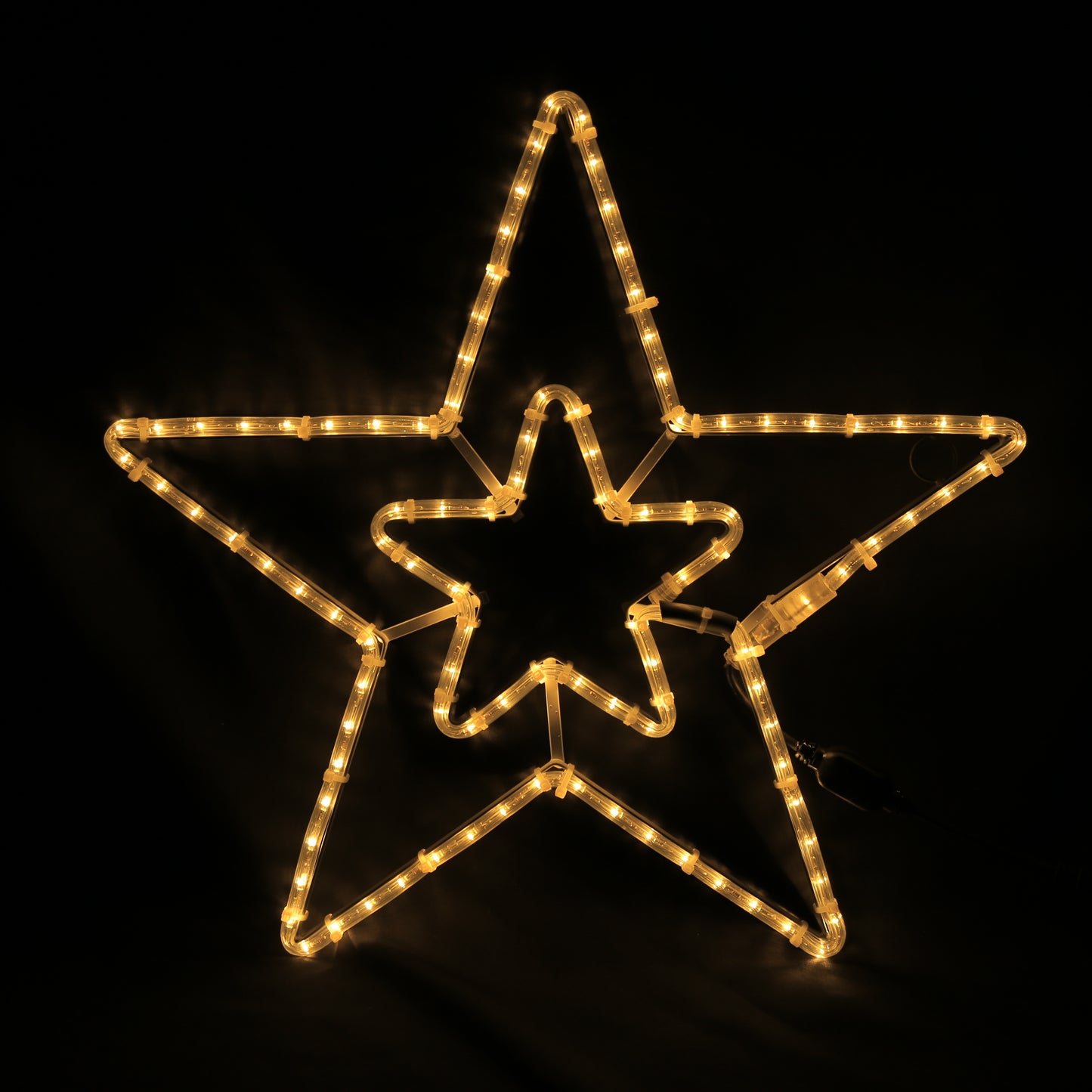 Luce Natalizia 2 Stelle 57x55 - LED da esterno